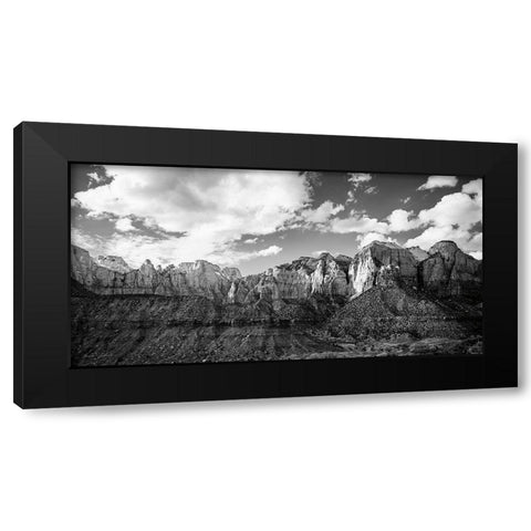 Zion Canyon III Black Modern Wood Framed Art Print with Double Matting by Marshall, Laura