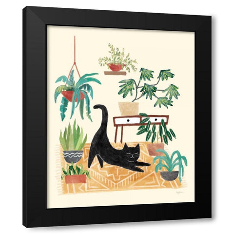 Urban Jungle I Black Modern Wood Framed Art Print with Double Matting by Urban, Mary