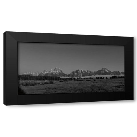 Grand Tetons I Black Modern Wood Framed Art Print with Double Matting by Eichman, Andre