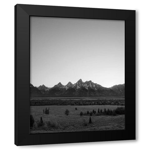Grand Tetons III Black Modern Wood Framed Art Print with Double Matting by Eichman, Andre