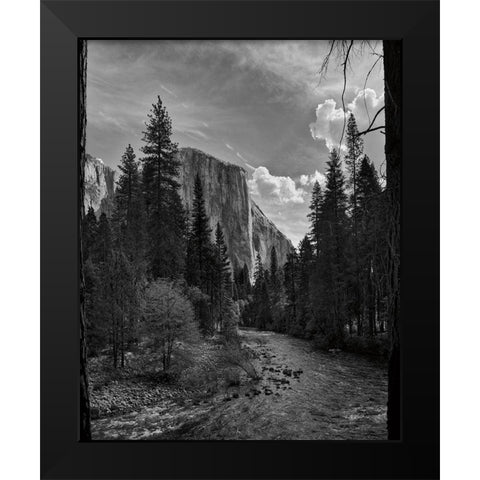 Yosemite II Black Modern Wood Framed Art Print by Eichman, Andre