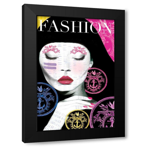 Fashion Black Modern Wood Framed Art Print with Double Matting by Charro, Mercedes Lopez
