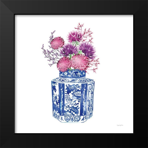 Chinoiserie Style III Black Modern Wood Framed Art Print by Charro, Mercedes Lopez