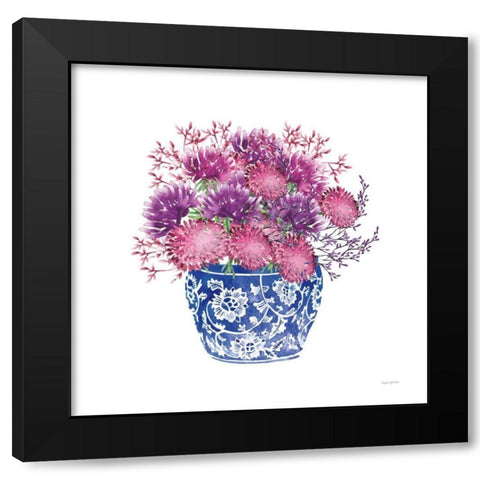 Chinoiserie Style IV Black Modern Wood Framed Art Print by Charro, Mercedes Lopez