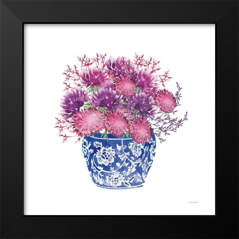 Chinoiserie Style IV Black Modern Wood Framed Art Print by Charro, Mercedes Lopez