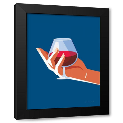 Cocktail Time III Black Modern Wood Framed Art Print by Escalante, Omar