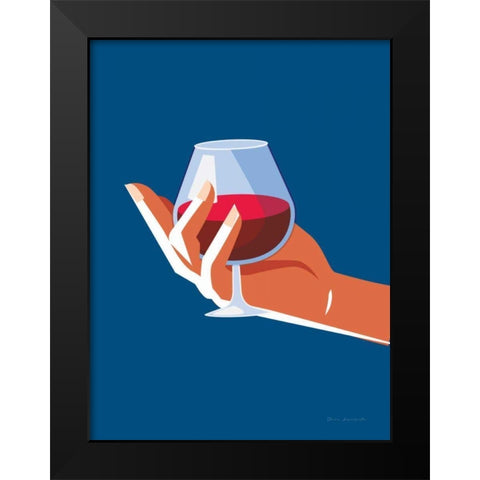 Cocktail Time III Black Modern Wood Framed Art Print by Escalante, Omar