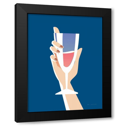 Cocktail Time IV Black Modern Wood Framed Art Print by Escalante, Omar