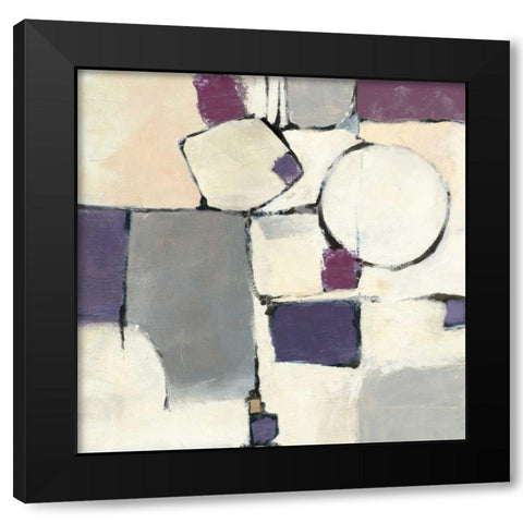White Out I Black Modern Wood Framed Art Print by Schick, Mike
