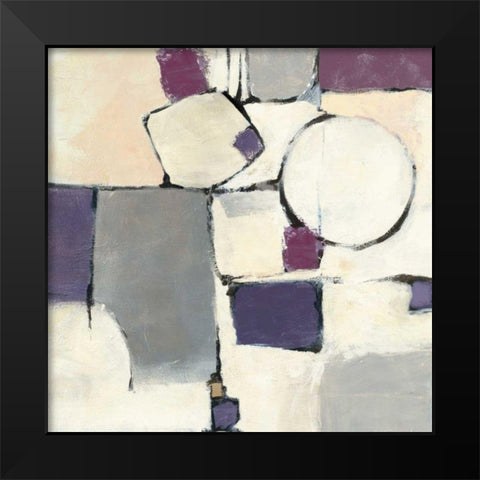 White Out I Black Modern Wood Framed Art Print by Schick, Mike