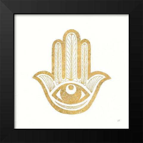 Hamsa I Black Modern Wood Framed Art Print by Paschke, Chris