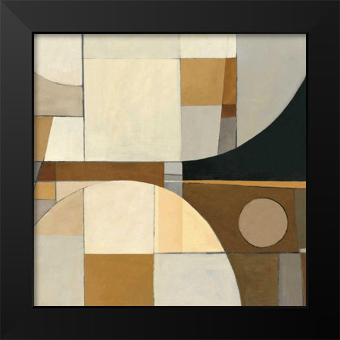 Champagne I Black Modern Wood Framed Art Print by Schick, Mike