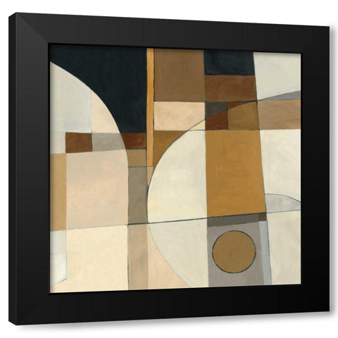 Champagne II Black Modern Wood Framed Art Print by Schick, Mike