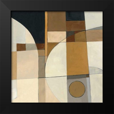 Champagne II Black Modern Wood Framed Art Print by Schick, Mike