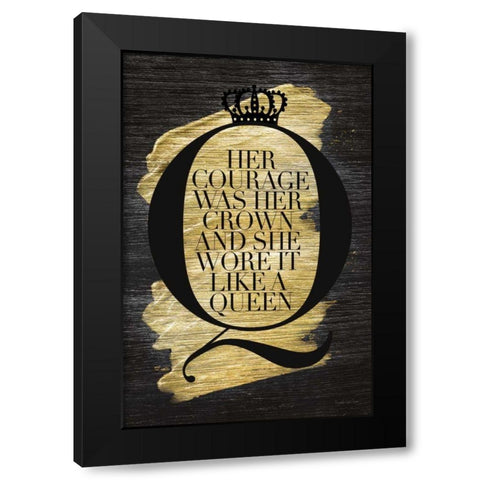 Gilded Life I Black Modern Wood Framed Art Print with Double Matting by Charro, Mercedes Lopez