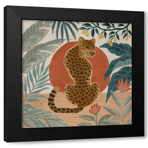 Big Cat Beauty II Black Modern Wood Framed Art Print by Penner, Janelle