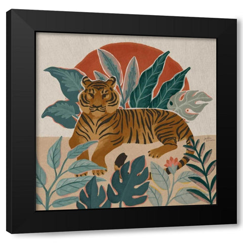 Big Cat Beauty III Black Modern Wood Framed Art Print by Penner, Janelle