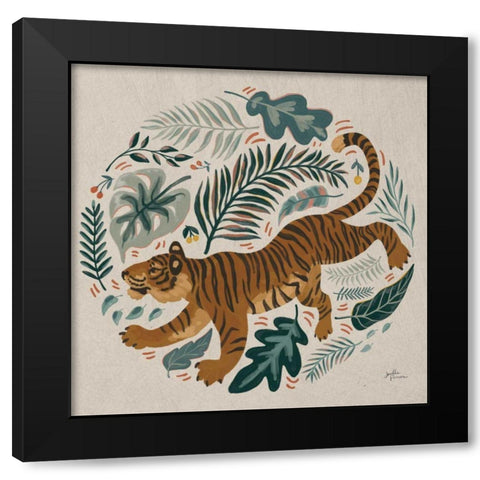 Big Cat Beauty VII Black Modern Wood Framed Art Print with Double Matting by Penner, Janelle