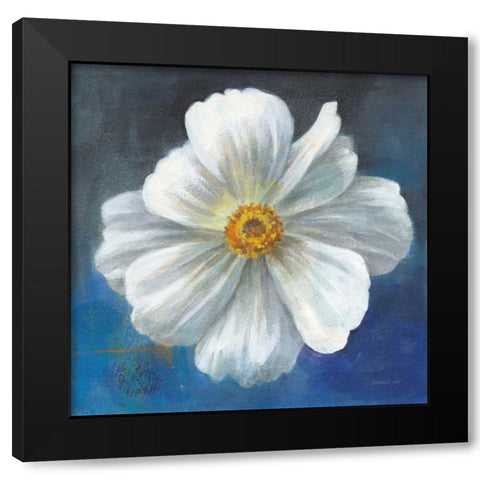 Boldest Bloom I Black Modern Wood Framed Art Print with Double Matting by Nai, Danhui