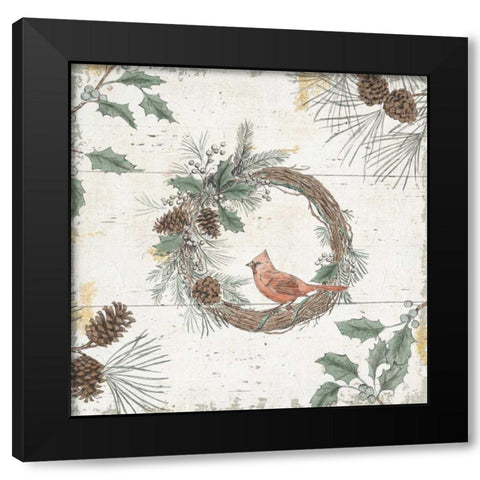 Wild and Beautiful XII Green Black Modern Wood Framed Art Print with Double Matting by Brissonnet, Daphne