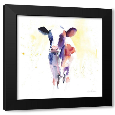 Holstein II Black Modern Wood Framed Art Print by Valle, Aimee Del