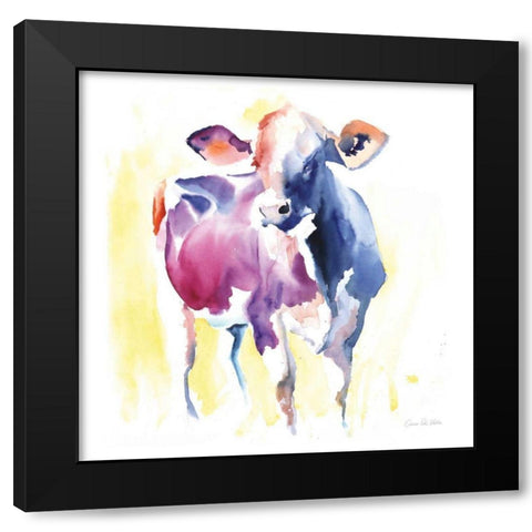 Holstein III Black Modern Wood Framed Art Print by Valle, Aimee Del