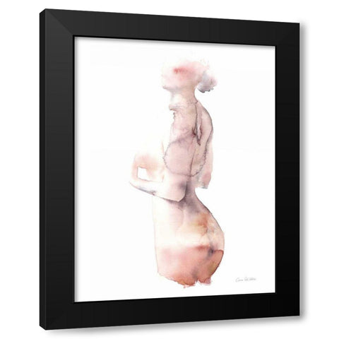 Solace II Black Modern Wood Framed Art Print with Double Matting by Valle, Aimee Del