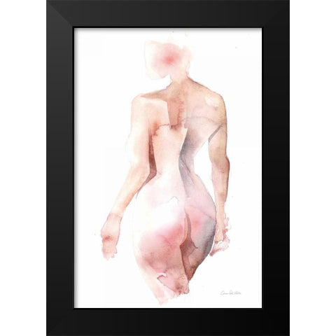 Solace III Black Modern Wood Framed Art Print by Valle, Aimee Del
