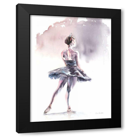 Ballet I Black Modern Wood Framed Art Print with Double Matting by Valle, Aimee Del