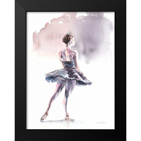 Ballet I Black Modern Wood Framed Art Print by Valle, Aimee Del