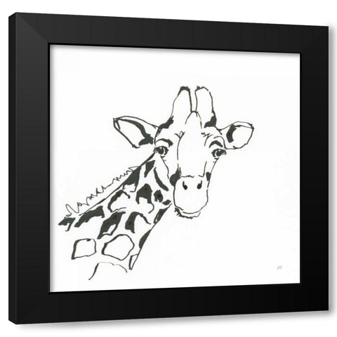 African Animals I Black Modern Wood Framed Art Print by Paschke, Chris