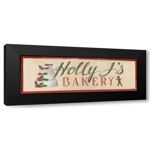 Holiday Moments IX v2 Black Modern Wood Framed Art Print with Double Matting by Wiens, James