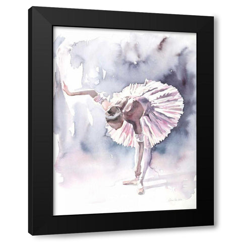 Ballet VI Black Modern Wood Framed Art Print by Valle, Aimee Del