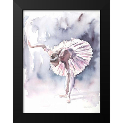 Ballet VI Black Modern Wood Framed Art Print by Valle, Aimee Del