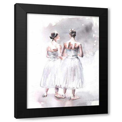 Ballet VII Black Modern Wood Framed Art Print with Double Matting by Valle, Aimee Del