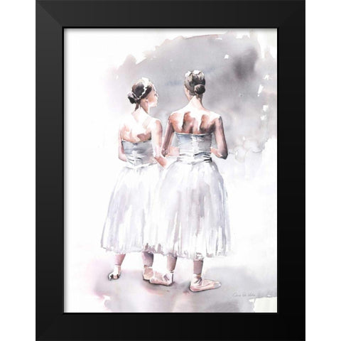 Ballet VII Black Modern Wood Framed Art Print by Valle, Aimee Del