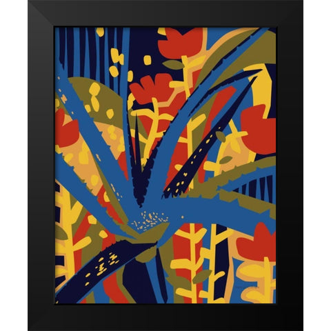 Aloe There Black Modern Wood Framed Art Print by Gallagher, Megan