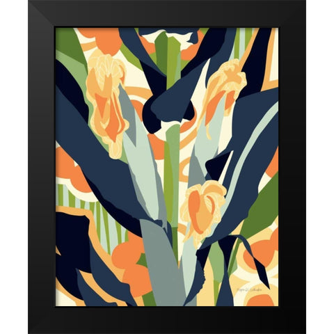 Sweet Corn Black Modern Wood Framed Art Print by Gallagher, Megan