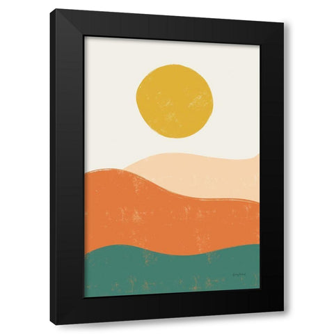 Sun Chaser I Black Modern Wood Framed Art Print with Double Matting by Thorns, Becky