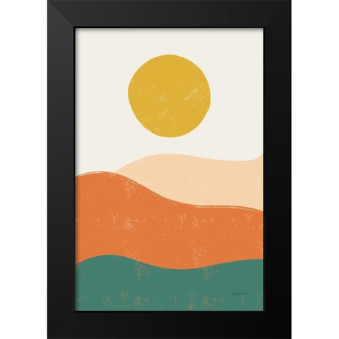 Sun Chaser I Black Modern Wood Framed Art Print by Thorns, Becky