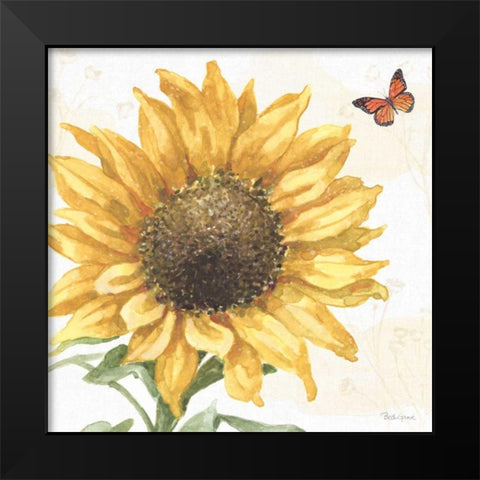 Sunflower Splendor IX Black Modern Wood Framed Art Print by Grove, Beth