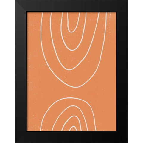 Rainbow Days I Black Modern Wood Framed Art Print by Hershey, Moira