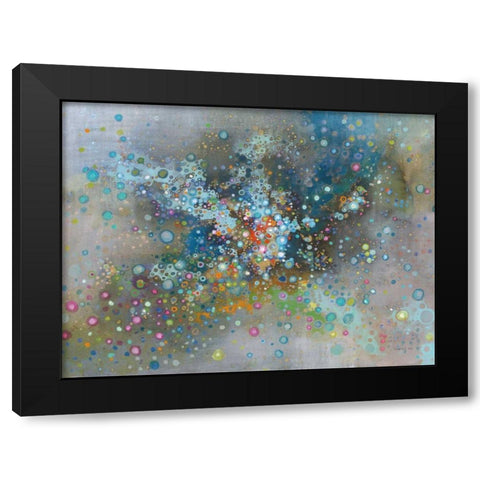 Andromeda Black Modern Wood Framed Art Print with Double Matting by Nai, Danhui