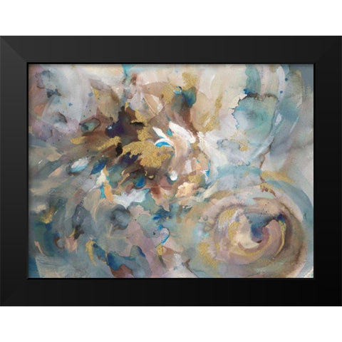 Gale Black Modern Wood Framed Art Print by Nai, Danhui