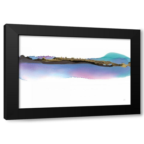 Island Black Modern Wood Framed Art Print with Double Matting by Paschke, Chris