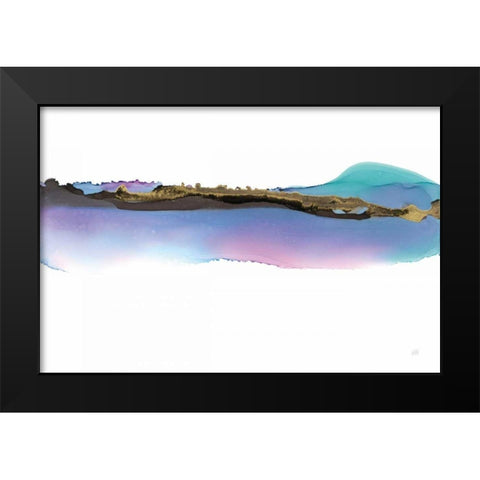 Island Black Modern Wood Framed Art Print by Paschke, Chris