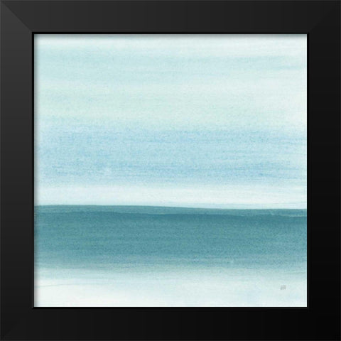 Coastal Abstraction I Black Modern Wood Framed Art Print by Paschke, Chris