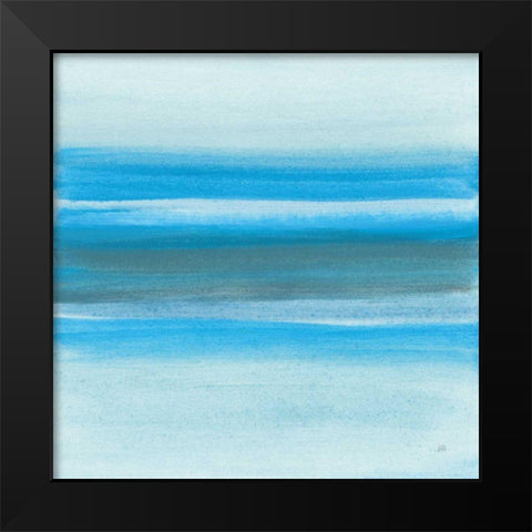 Coastal Abstraction III Black Modern Wood Framed Art Print by Paschke, Chris