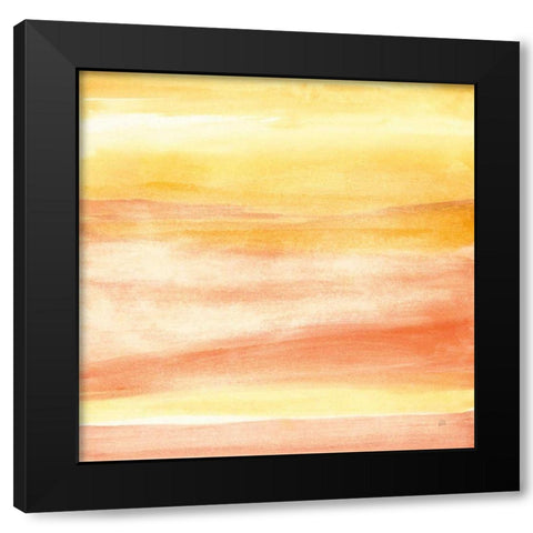 Golden Sands II Black Modern Wood Framed Art Print by Paschke, Chris
