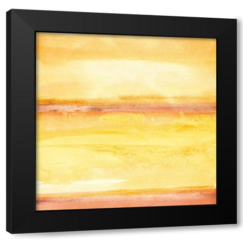 Golden Sands III Black Modern Wood Framed Art Print by Paschke, Chris